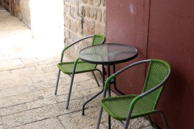 deniz kıyısı açık Park'ta dinlenme maliyetleri için sandalye 