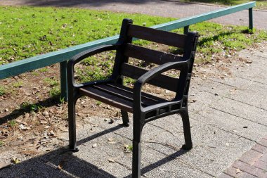 deniz kıyısı açık Park'ta dinlenme maliyetleri için sandalye 