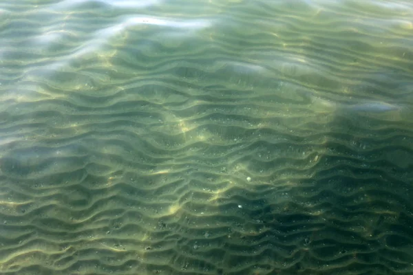 Aquarelle Réflexions Offshore Eau Peu Profonde — Photo