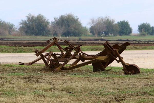 Vecchie Attrezzature Agricole Cose Vecchie Strumenti — Foto Stock