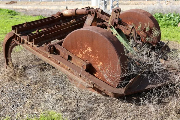 Staré Zemědělské Stroje Staré Věci Nástroje — Stock fotografie