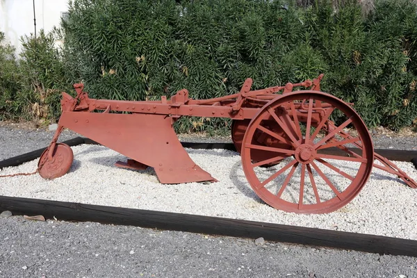 old agricultural equipment, old things and tools