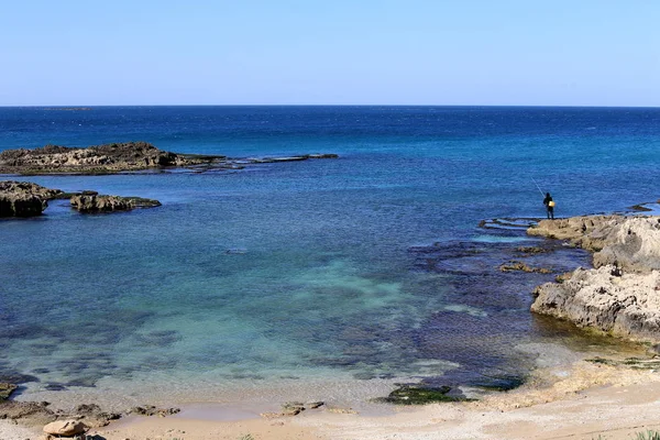 Littoral Mer Méditerranée Sur Territoire État Israël — Photo