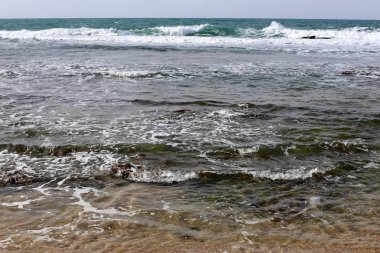 İsrail devleti topraklarının Akdeniz'de Sahili 