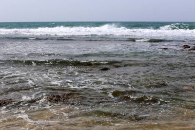 İsrail devleti topraklarının Akdeniz'de Sahili 