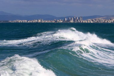 İsrail devleti topraklarının Akdeniz'de Sahili 