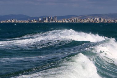 İsrail devleti topraklarının Akdeniz'de Sahili 