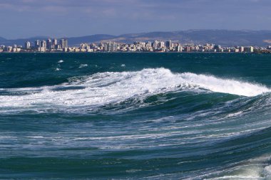 İsrail devleti topraklarının Akdeniz'de Sahili 