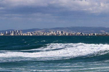 İsrail devleti topraklarının Akdeniz'de Sahili 