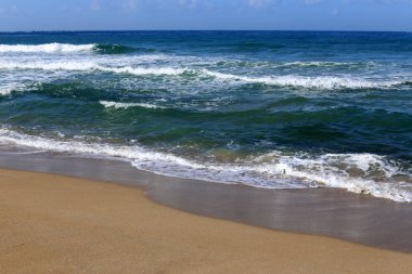 İsrail devleti topraklarının Akdeniz'de Sahili 