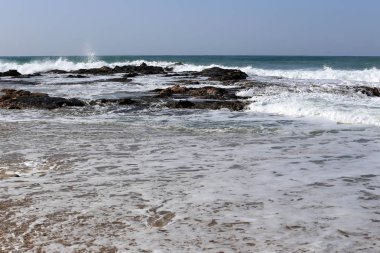 İsrail devleti topraklarının Akdeniz'de Sahili 