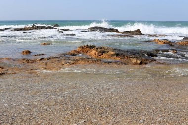 İsrail devleti topraklarının Akdeniz'de Sahili 