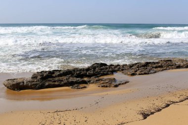 İsrail devleti topraklarının Akdeniz'de Sahili 