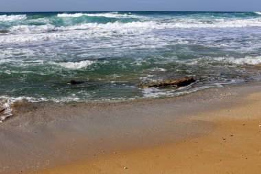 İsrail devleti topraklarının Akdeniz'de Sahili 