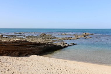 İsrail devleti topraklarının Akdeniz'de Sahili 