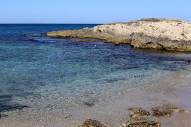 İsrail devleti topraklarının Akdeniz'de Sahili 