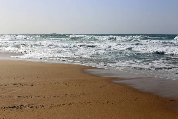 Littoral Mer Méditerranée Sur Territoire État Israël — Photo