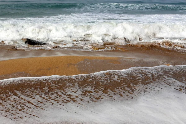 Littoral Mer Méditerranée Sur Territoire État Israël — Photo