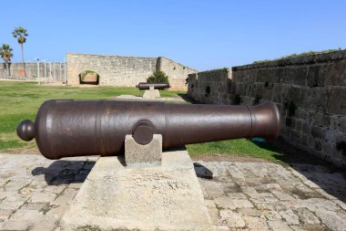 eski kalenin Napolyon şehir koruma Acre içinde nükleer savaş topu 