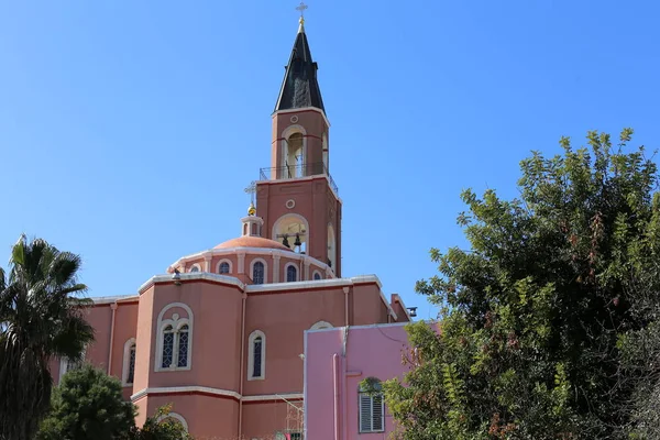 Russian Church Tel Aviv Honor Righteous Tabitha — Stock Photo, Image