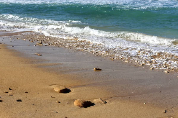 Cor Água Mar Mediterrâneo — Fotografia de Stock