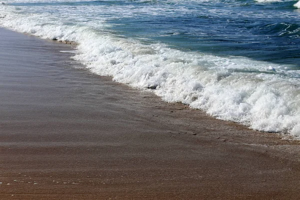 Cor Água Mar Mediterrâneo — Fotografia de Stock