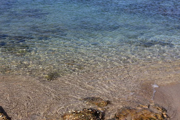 Cor Água Mar Mediterrâneo — Fotografia de Stock