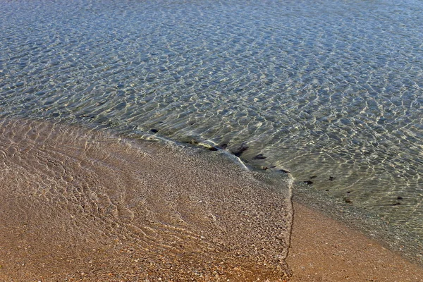 Kleur Van Het Zeewater Het Middellandse Zeegebied — Stockfoto