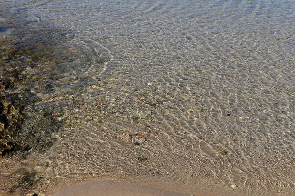 Cor Água Mar Mediterrâneo — Fotografia de Stock