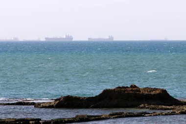 Gemi stand içinde Hayfa İsrail akın 