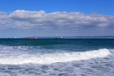 Gemi stand içinde Hayfa İsrail akın 