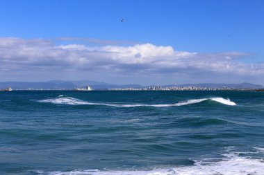 Gemi stand içinde Hayfa İsrail akın 