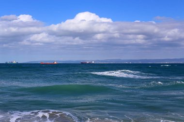 Gemi stand içinde Hayfa İsrail akın 