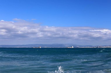 Gemi stand içinde Hayfa İsrail akın 