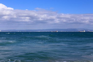 Gemi stand içinde Hayfa İsrail akın 