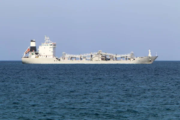 Ships Stand Raid City Haifa Israel — Stock Photo, Image