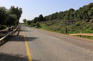 İsrail devleti kuzeyde dağ yolu 