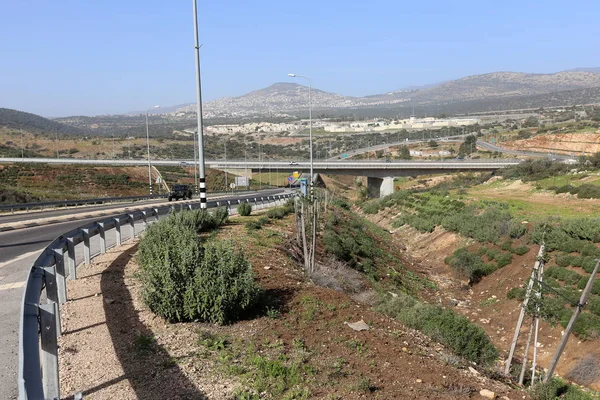 Camino Montaña Norte Del Estado Israel — Foto de Stock