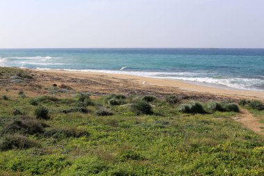 İsrail devleti topraklarının Akdeniz'de Sahili 