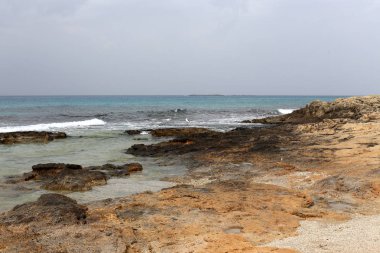 İsrail devleti topraklarının Akdeniz'de Sahili 