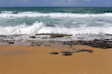 İsrail devleti topraklarının Akdeniz'de Sahili 
