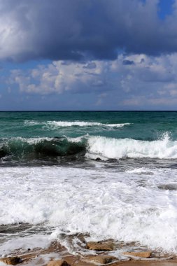 İsrail devleti topraklarının Akdeniz'de Sahili 
