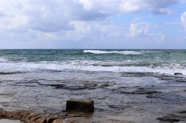 İsrail devleti topraklarının Akdeniz'de Sahili 