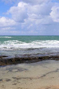 İsrail devleti topraklarının Akdeniz'de Sahili 