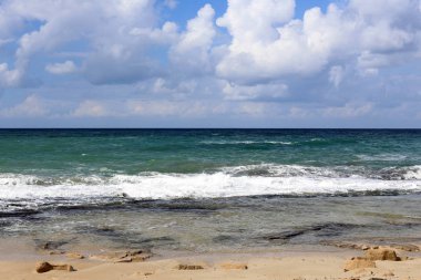 İsrail devleti topraklarının Akdeniz'de Sahili 