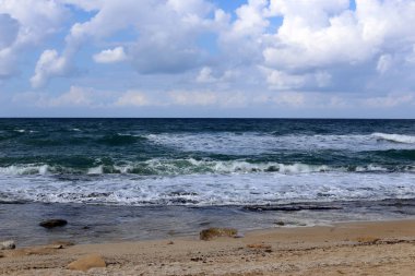 İsrail devleti topraklarının Akdeniz'de Sahili 