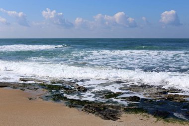 İsrail devleti topraklarının Akdeniz'de Sahili 