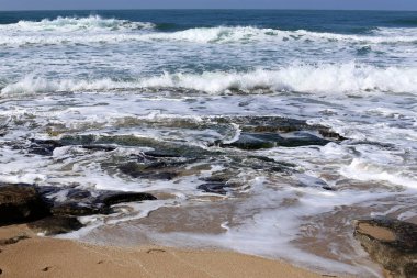 İsrail devleti topraklarının Akdeniz'de Sahili 