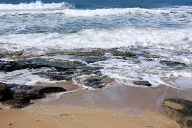 İsrail devleti topraklarının Akdeniz'de Sahili 