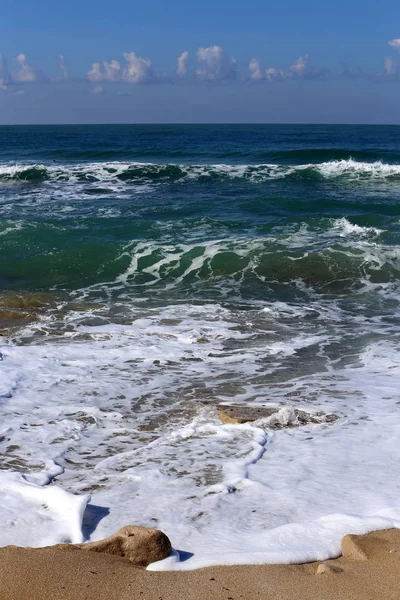 Littoral Mer Méditerranée Sur Territoire État Israël — Photo